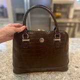 Giani Bernini Bags | Giani Bernini Brown Croc Handbag | Color: Brown | Size: Os
