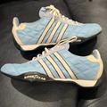 Adidas Shoes | Adidas Tuscany Goodyear Driver's Racing Woman’s Shoe Size 8. Great Condition!!!! | Color: Blue/Cream | Size: 8