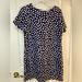 J. Crew Dresses | J. Crew Navy Blue White Polka Dot Shift Dress Sz 8 | Color: Blue/White | Size: 8