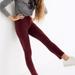 Madewell Pants & Jumpsuits | Madewell Burgundy Suede Velvet 10” High-Rise Skinny Pants | Color: Pink/Red | Size: 24
