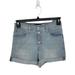 J. Crew Shorts | J Crew Mercantile High Waisted Light Washed Button Fly Shorts Size 25 | Color: Tan | Size: 25