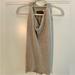Anthropologie Tops | Like-New Michael Stars Sequin Knit Cowl Tank, Size 1 (Small) | Color: Cream | Size: S