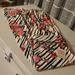 Lularoe Skirts | Lularoe Size 2x Zebra Print With Pink Flowers Maxi Skirt | Color: Pink | Size: 2x