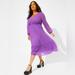 Torrid Dresses | Beautiful Purple Torrid Clip Dot A-Line Dress: Purple; Open Back With Bow Detail | Color: Purple | Size: 14w