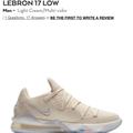 Nike Shoes | Lebron 17 Low Mens Low | Color: Cream | Size: 8.5