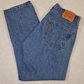 Levi's Jeans | Levi's 501 Button-Fly Jeans Men's 33x30 Actual 32-29 Blue Denim 5-Pocket Reg-Fit | Color: Blue | Size: 32