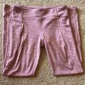 Athleta Bottoms | Athleta Girl Leggings With Pockets And Drawstring Size Xxl /16 | Color: Pink/Purple | Size: 16g