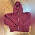 Brandy Melville Jackets & Coats | Brandy Melville Cropped Jacket | Color: Red | Size: Xs