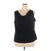 Calvin Klein Sleeveless Top Black Cowl Neck Tops - Women's Size 2X