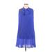DKNY Casual Dress: Blue Dresses - Women's Size 14