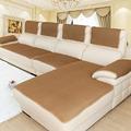 Thick Anti-slip Sofa couch protector, Multi-size Slipcovers Sectional sofa cover, Sofa arm covers, For leather sofa Sold by piece-Coffee color 50x150cm(20x59inch)