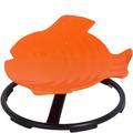 BaoBaJiu Kids Autism Sensory Spinning Seat-Enhance Coordination,Balance,and Sensory Experience-Non-Slip Metal Base-Indoor and Outdoor Activity Sit and Spin Toy (Color : Sensory spinning chair orange)