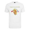 T-Shirt MISTERTEE "MisterTee Herren Orangerie Tee", Herren, Gr. 4XL, weiß, 100% Baumwolle, bedruckt, casual, regular fit, U-Boot-Ausschnitt, Kurzarm, Shirts