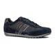 Sneaker GEOX "U WELLS C" Gr. 44, blau (navy, weinrot) Herren Schuhe Schnürhalbschuhe