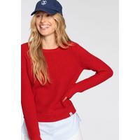 2-in-1-Pullover DELMAO Gr. 44/46, rot Damen Pullover 2-in-1-Pullover