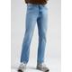 Regular-fit-Jeans LEE "DAREN ZIP FLY" Gr. 32, Länge 30, gelb (powder) Herren Jeans Regular Fit