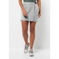 Hosenrock JACK WOLFSKIN "WANDERMOOD SKORT W" Gr. 38, grau (cool, grey) Damen Röcke Culottes Hosenröcke