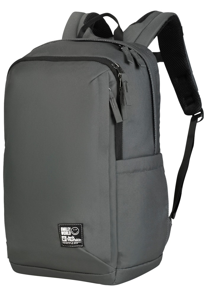 Daypack JACK WOLFSKIN "SMILEYWORLD BACKPACK", grün (slate, grün), Rucksäcke, Polyester Image