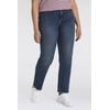 Straight-Jeans LEVI'S PLUS "314 Shaping Straight", Damen, Gr. 20 (52), Länge 30, blau (zealous blau), Denim/Jeans, Obermaterial: 80% Baumwolle, 19% Polyester, 1% Elasthan, casual, lang, Jeans, in Baumwoll-Stretch