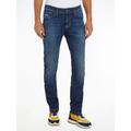 Slim-fit-Jeans TOMMY JEANS "SCANTON SLIM" Gr. 30, Länge 32, blau (denim dark blue) Herren Jeans Slim Fit
