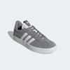 Sneaker ADIDAS SPORTSWEAR "VL COURT 3.0", Gr. 40, grau (grau three, cloud weiß, cloud weiß), Leder, Synthetik, sportlich, Schuhe, inspiriert vom Design des adidas samba