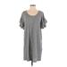 Current/Elliott Casual Dress - Shift: Gray Marled Dresses - Women's Size Small