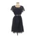 Jessica Simpson Casual Dress: Black Dresses - Women's Size Medium