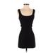 Bebe Casual Dress - Bodycon: Black Solid Dresses - Women's Size Small