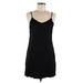 Corey Lynn Calter Casual Dress - Mini V Neck Sleeveless: Black Print Dresses - Women's Size Medium