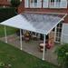 Canopia Feria 13' D Polycarbonate/Clear Stationary Slope Patio Awning Polycarbonate in White | 10' H x 20' W x 13' D | Wayfair 702658