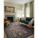 Black 45 x 27 x 0.19 in Area Rug - Rifle Paper Co. x Loloi Rosa Area Rug Polyester | 45 H x 27 W x 0.19 D in | Wayfair RASARSA-01BL002339