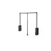 Rev-A-Shelf Adjustable Pull Down Closet Rod Wire/Metal in Black | 4 D in | Wayfair CPDR-3548