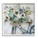 Stupell Industries Floral Bike Basket by Nan Canvas | 12 H x 12 W x 1.5 D in | Wayfair az-294_wfr_12x12