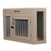 ALEKO DHF1L Dog Crate Furniture w/ Drawer for Medium/Large Pet 60 lb. Weight Capacity –, Metal in Gray | 26.4 H x 43.3 W x 23 D in | Wayfair DHF1M