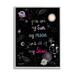 Zoomie Kids Outer Space Phrase Framed Giclee Art Design By Hannah Byatt Wood in Brown | 14 H x 11 W x 1.5 D in | Wayfair