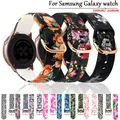 Bracelet en silicone pour Samsung Galaxy Watch 4 5 Pro Active 2 Gear Ltd Bracelet d'impression