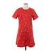 ban.do Casual Dress - Shift: Red Hearts Dresses - Women's Size Large