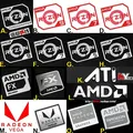 ATI AMD Ryzen R9 R7 R5 R adesivo in metallo per Laptop PC Tablet Computer Desktop fotocamera