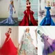 1/6 BJD Puppe Kleidung Handgemachte Erweiterte Angepasst Hochzeit Kleid für Barbie Kleidung Kleidung