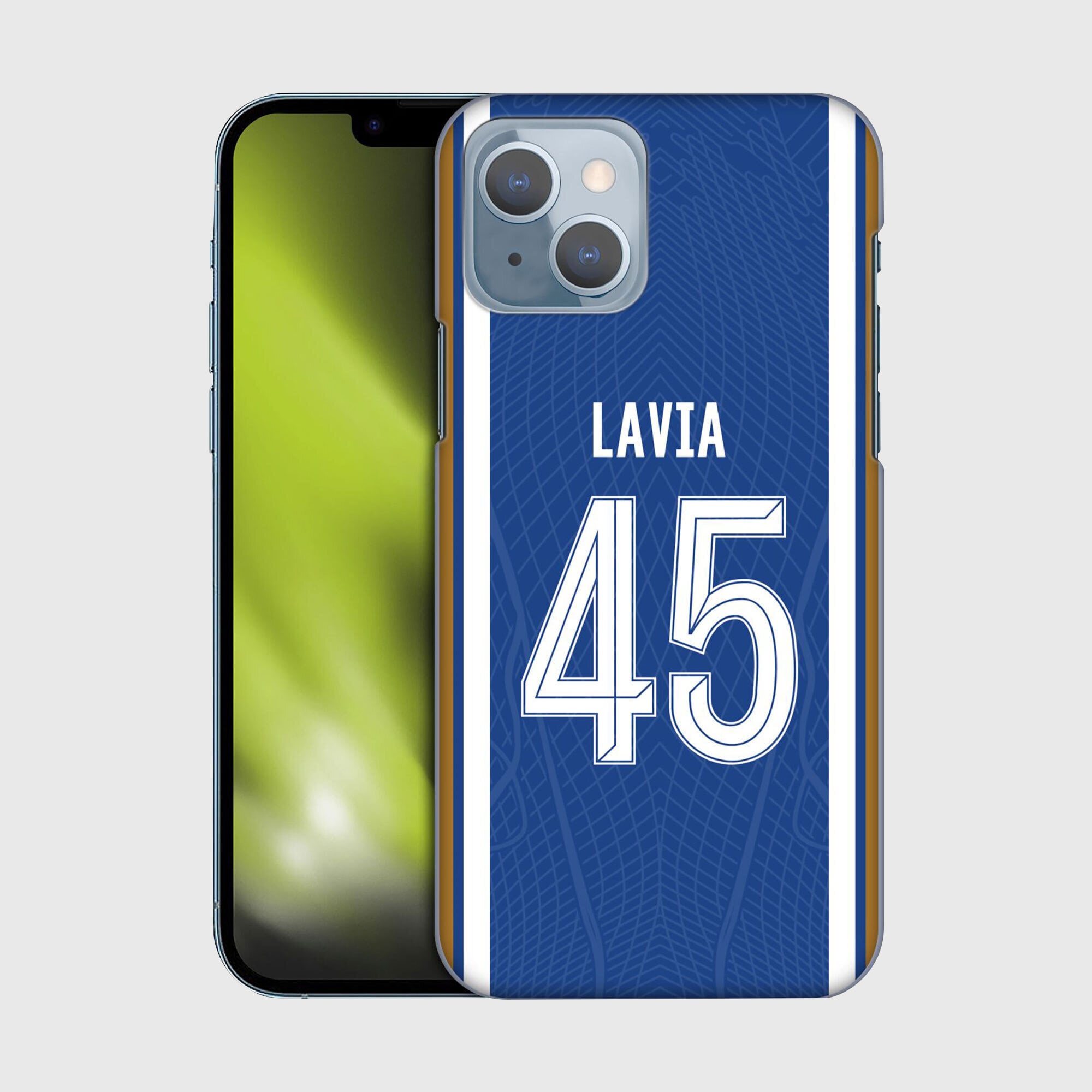 Coque de téléphone Chelsea Roméo Lavia 2023/24 Home Kit - iPhone