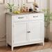 Gizoon Kitchen Sideboard Buffet Storage Cabinet with 2 Drawers