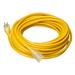 Coleman Cable 02689 10/3 Vinyl Outdoor Extension Cord with Lighted End; 100 Ft