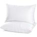 Hotel Collection Bed Pillows for Sleeping 2 Pack Queen Size - White