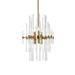 Elegant Lighting 2502D17 Sienna 6 Light 17" Wide Crystal Chandelier