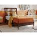 Orleans Full Solid Wood Low Profile Sleigh Platform Bed