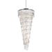 Elegant Lighting 1201SR30 Sydney 35 Light 30" Wide Crystal Waterfall