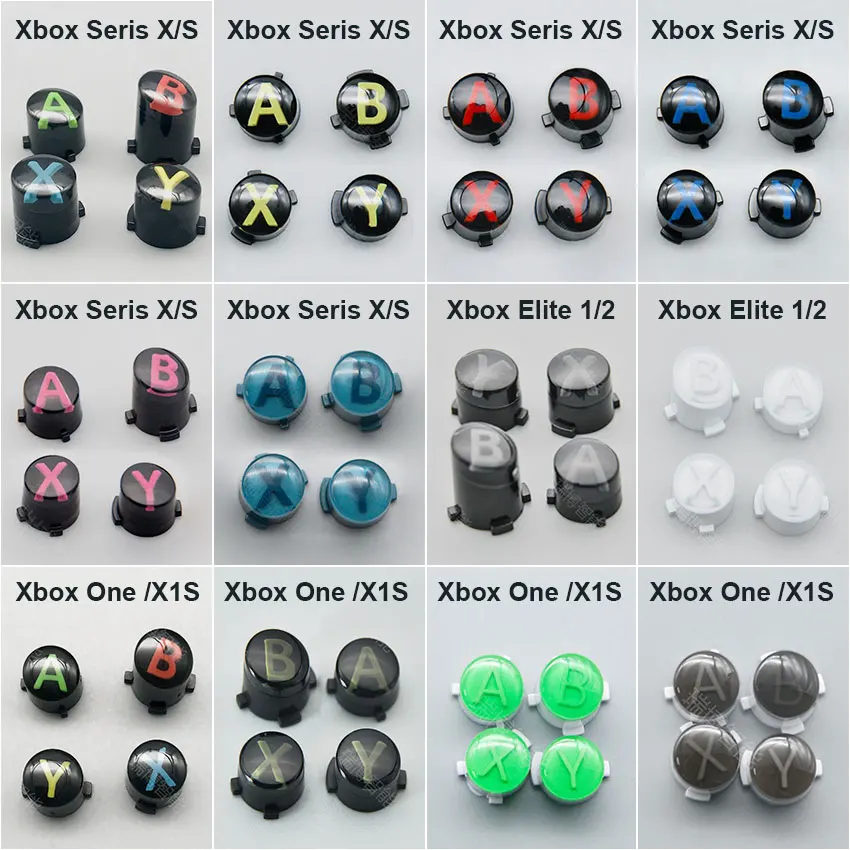 Für XBOX Serie X Wireless Controller Ersatz ABXY Taste kit Für Xbos One S X1S Elite 1 2 Gamepad Taste set Zubehör Image
