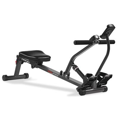 Sunny Health & Fitness SMART Compact Adjustable Rowing Machine SF-RW1205SMART - Black - 58.1 x 20.1 x 24.8