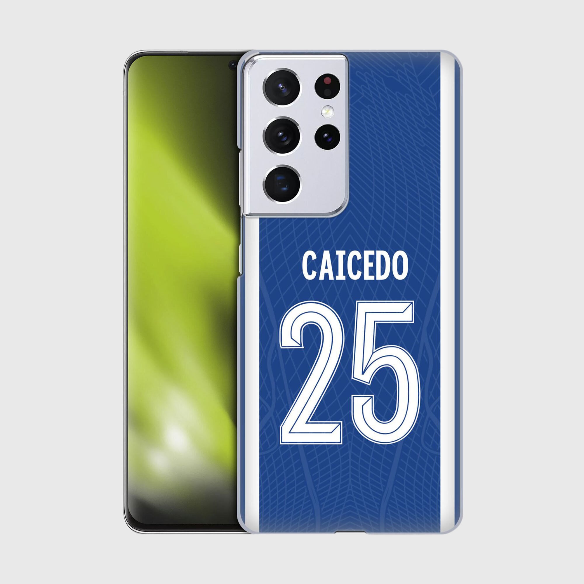 Coque de téléphone Chelsea Moisés Caicedo 2023/24 Home Kit - Samsung - No Gender Taille: S20 FE/5G