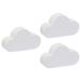 3Pcs Cloud Key Hangers Wall-mounted Key Holders Punch Free Racks Porch Key Racks